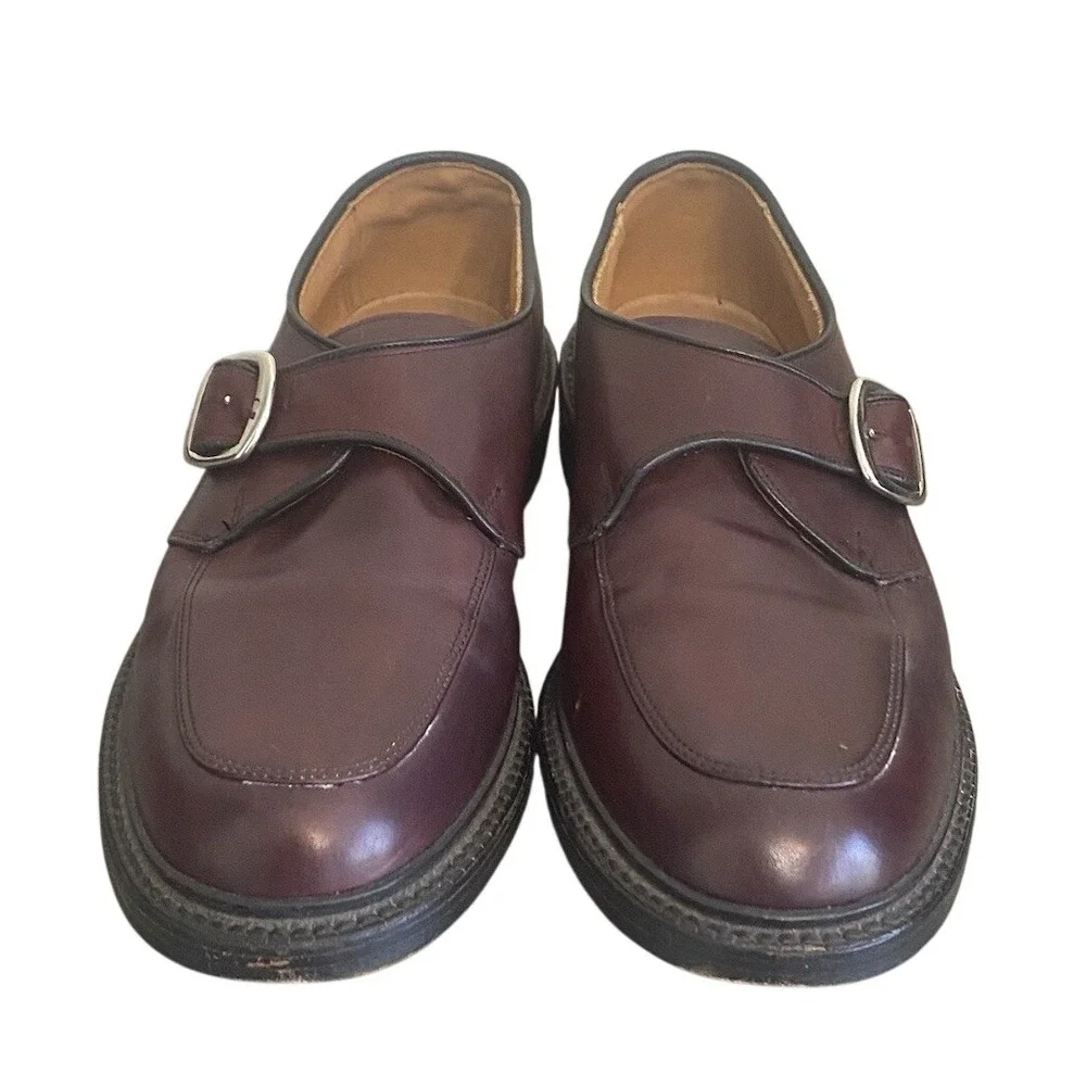 Allen Edmonds‎ Men's Brown Cornell Dress Shoes Monk Strap 9D